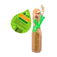 Щетка массажная Банные штучки 18см двусторонняя с пемзой (1/30)