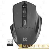 Мышь беспроводная Defender MB-345 Datum классическая USB черный (1/40)
