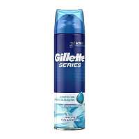 Гель для бритья Gillette Sensitive Skin COOL Бережное Охлаждение 200мл (1/6)
