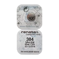 #Батарейка Renata 384 (SR41SW) Silver Oxide 1.55V (1/10/100)