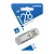 Флеш-накопитель Smartbuy V-Cut 128GB USB3.1 пластик серебряный
