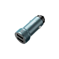 Автомобильное З/У HOCO Z49 2USB 2.4A серый (1/13/130)