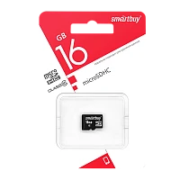 Карта памяти microSD Smartbuy 16GB Class10 10 МБ/сек без адаптера