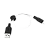 Кабель HOCO X21 Plus USB (m)-Lightning (m) 0.25м 2.4A силикон черный белый (1/30/300)