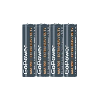 Батарейка GoPower R03 AAA SH4 Солевая 1.5V (4/60/1200)