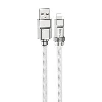 Кабель HOCO U113 USB (m)-Lightning (m) 1м 2.4A силикон золотой (1/22/220)