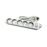 Сетевой фильтр Live Power LP5050 5р.С/З 10A 2.0м с выкл. белый (1/30)