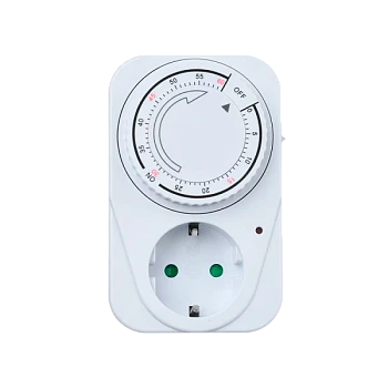 Таймер механический GoPower Timix 08 16A 3600W 1ч/1мин (1/12/48)