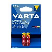 Батарейка Varta LONGLIFE MAX POWER (MAX TECH) LR03 AAA BL2 Alkaline 1.5V (4703) (2/20/100)