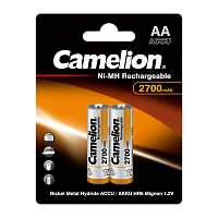 Аккумулятор бытовой Camelion HR6 AA BL2 NI-MH 2700mAh (2/24/384)