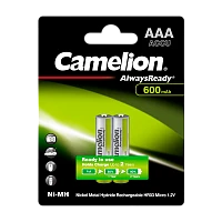 Аккумулятор предзаряженный RTU Camelion HR03 AAA BL2 NI-MH Always Ready 600mAh (2/24/480)