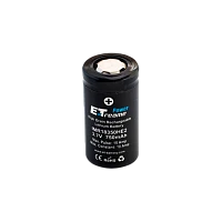 Аккумулятор ET IMR18350HE2 Deluxe Pack 2 плоский + 750mAh, Li-Ion, в пластиковом боксе на 2шт