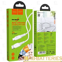 Кабель HOCO X58 USB (m)-Type-C (m) 1м 3.0A силикон белый (1/22/220)