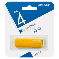 Флеш-накопитель Smartbuy Clue 4GB USB2.0 пластик желтый
