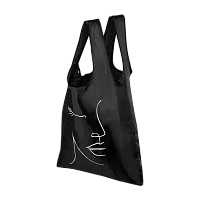 Сумка складная Рыжий кот "Силуэт" 38х55см черный (1/20/1000)