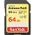 Карта памяти SD SanDisk Extreme Plus 64GB Class10 UHS-I (U3) 90 МБ/сек V30