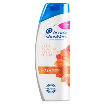 Шампунь Head&Shoulders против выпадения волос для женщин 400мл (1/6)