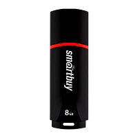 Флеш-накопитель Smartbuy Crown 8GB USB2.0 пластик черный