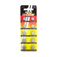 Батарейка Трофи G9/LR936/LR45/394A/194 BL10 Alkaline 1.55V (10/200/1600)