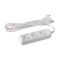 Удлинитель ЭРА UX 3р.Б/З 6A 1.5м белый (1/20)