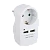Разветвитель Старт SA 1р.С/З 16A 2USB с защитой от детей белый (1/10/60)