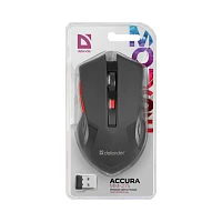 Мышь беспроводная Defender MM-275 Accura классическая USB черный (1/40)