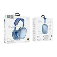 Наушники полноразмерные HOCO W55 bluetooth 5.4 с микр. голубой (1/40)