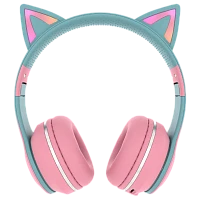 Наушники накладные MORE CHOICE HW25kids bluetooth 5.1 с микр. розовый (1/16/32)