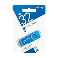Флеш-накопитель Smartbuy Twist 32GB USB2.0 пластик синий