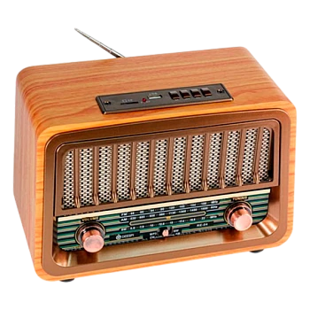 Радиоприемник DEESPI S1213 RE-04 пластик BT/AM/FM/SW/USB/AUX/MicroSD РЕТРО-стиль