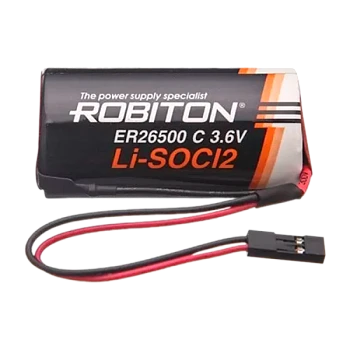 Батарейка ROBITON ER26500-DP С с коннектором PH1 (1/10/200)