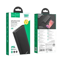 Внешний аккумулятор HOCO J83 10000mAh 3.0A 1USB/Type-C QC3.0 черный (1/24)