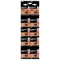 Батарейка Duracell SIMPLY LR03 AAA BL20 (2*10) Alkaline 1.5V отрывные (20/240/33600)