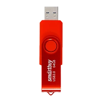 Флеш-накопитель Smartbuy Twist 64GB USB3.0 пластик красный 