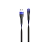 Кабель HOCO U39 USB (m)-Lightning (m) 1.2м 2.4A нейлон синий (1/24/240)