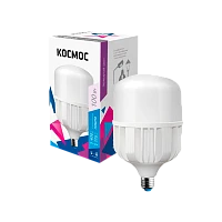 Лампа светодиодная Космос HW E27/E40 100W 6500К 200-240V цилиндр матовая (1/10/80)