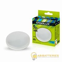 Лампа светодиодная Ergolux GX53 9W 4500К 172-265V рефлектор (1/10/100)