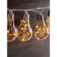 Гирлянда Космос "Лампочка" 40LED уличная белый (1/12)