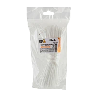 Шнур бельевой Рыжий кот 20м высокопрочный белый (1/10/100)