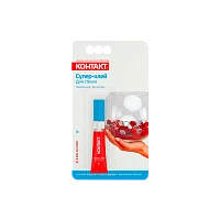 Супер-клей Контакт 3г для стекла BL1 (1/10/120)