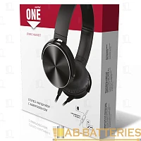 Наушники полноразмерные Smartbuy ONE с микр. черный (1/60)