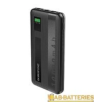 Внешний аккумулятор Borofone BT32 10000mAh 2.0A 2USB/Lightning/Type-C черный (1/50)