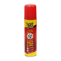 Аэрозоль SuperBAT ЭКСТРИМ от комаров, мошек и клещей 150мл 7в1 (1/24)