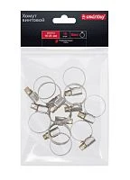 Хомут Smartbuy Винт нержавеющая сталь 16-25мм 10шт.