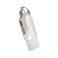Флеш-накопитель HOCO UD8 128GB USB3.0 Type-C (m) металл серебряный (1/50)