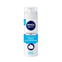 Пена для бритья Nivea Men Охлаждающая 200мл для чувствительной кожи (1/12)