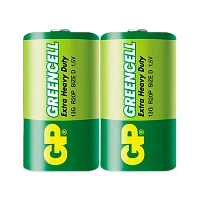 Батарейка GP GreenCell R20 D Shrink 2 Heavy Duty 1.5V (2/20/200)