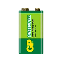 Батарейка GP GreenCell Крона 6F22 Shrink 1 Heavy Duty 9V (1/10/500) R