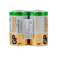 Батарейка GP Super LR20 D Shrink 2 Alkaline 1.5V (2/20/120)