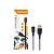 *Кабель GoPower GP01L USB (m)-Lightning (m) 1.0м 2.4A ПВХ черный (1/200/800) 